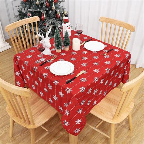 square xmas tablecloth